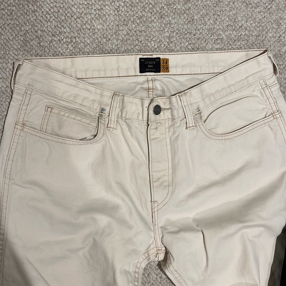 [2] Jcrew garment dyed jeans / ecru and black - Picture 2 of 5